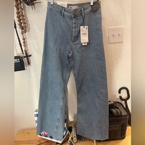 Zara the Marine Strait light denim was NWT